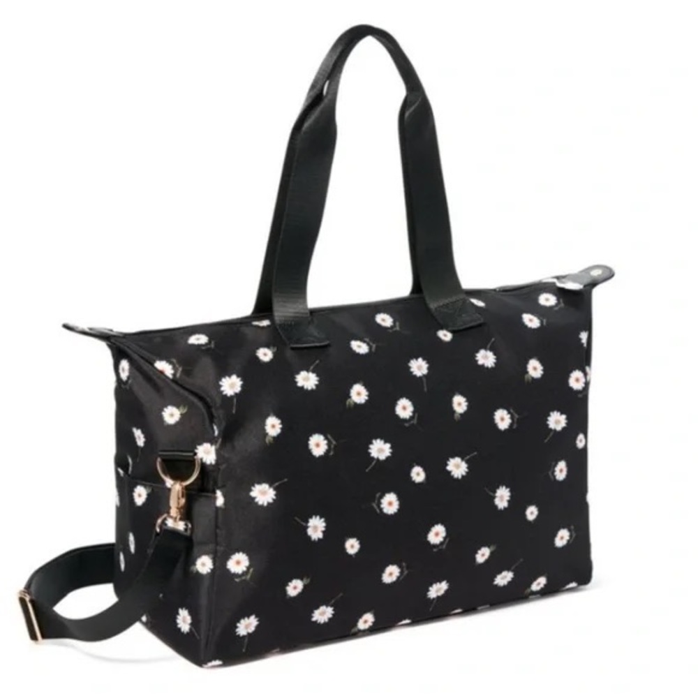 Alice & Olive Travel Daisy Print Duffle Bag Overnight - Picture 9 of 14